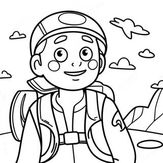 Adventurous Explorer Coloring Page 58174-46677