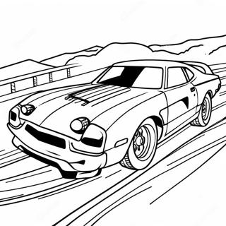 Fast Late Model Dirt Car Coloring Page 58184-46695