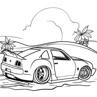 Fast Late Model Dirt Car Coloring Page 58184-46696