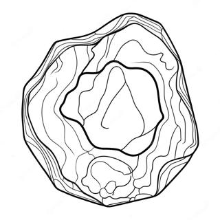 Crystal Geode Coloring Page 581-457