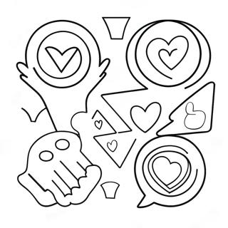 Colorful Transgender Symbols Coloring Page 58204-46702