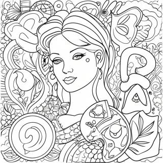 Colorful Transgender Symbols Coloring Page 58204-46703