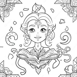 Amity Blight With Magical Glyphs Coloring Page 58214-46709