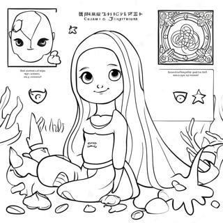 Amity Blight With Magical Glyphs Coloring Page 58214-46710