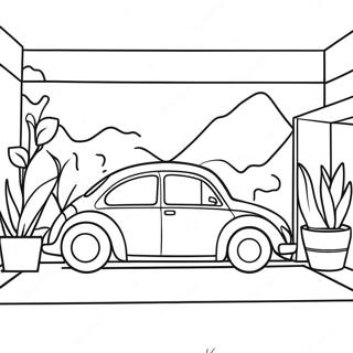 Chill Lofi Aesthetic Coloring Page 58224-46720