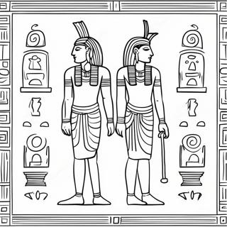 Hieroglyphics Coloring Page 58253-46743