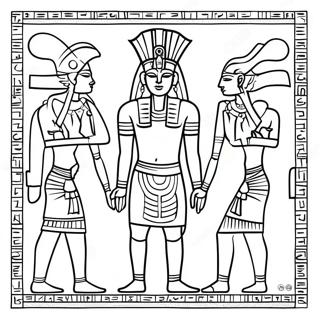 Hieroglyphics Coloring Page 58253-46744