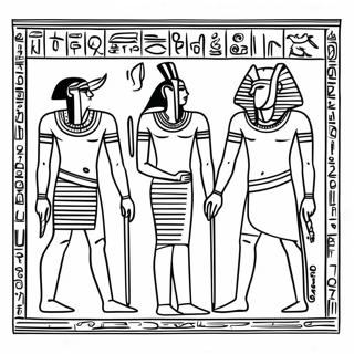 Hieroglyphics Coloring Pages