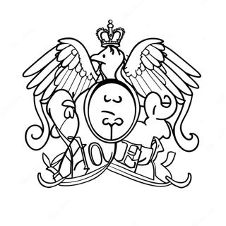 Queen Band Logo Coloring Page 58273-46751