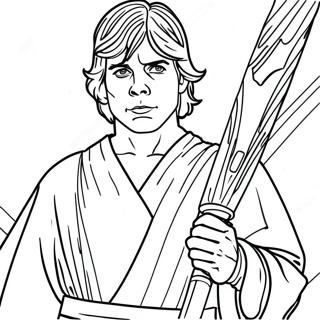 Luke Skywalker Coloring Page 58283-46764