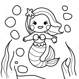 Mermaid Online Coloring Pages