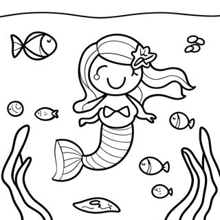 Mermaid Underwater Adventure Coloring Page 58293-46771