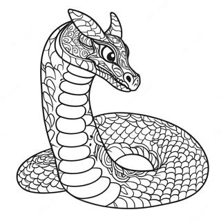 Snake Dragon Coloring Pages