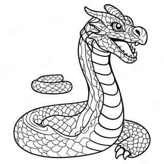 Snake Dragon Coloring Page 58313-46796