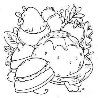 French Food Coloring Page 58353-46815