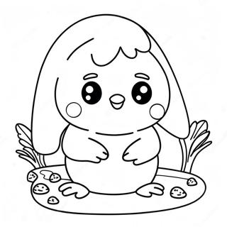 Peep Coloring Pages