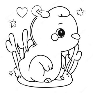 Peep Coloring Page 5836-4766