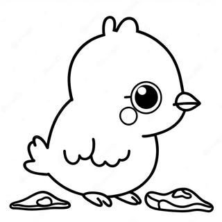 Peep Coloring Page 5836-4768