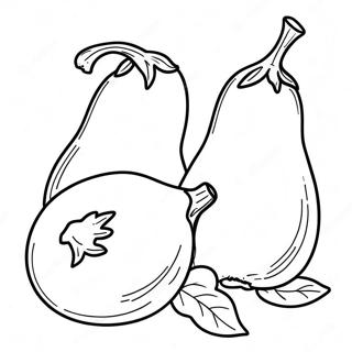 Eggplant Coloring Page 58423-46871