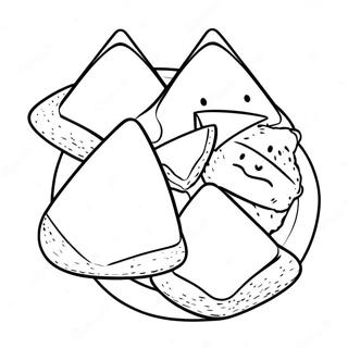 Hamantaschen Coloring Page 58433-46882