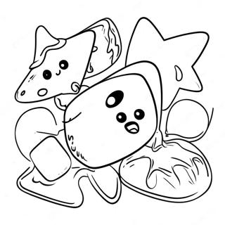 Hamantaschen Coloring Page 58433-46884