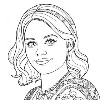 Sarah Renae Clark Coloring Page 58443-46889