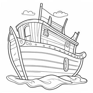 Colorful Noah S Ark Coloring Page 58454-46901