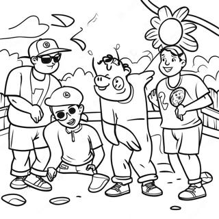 Sandlot Fun Summer Day Coloring Page 58484-46926