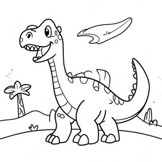 Dinoco Dinosaur Coloring Page 58524-46957