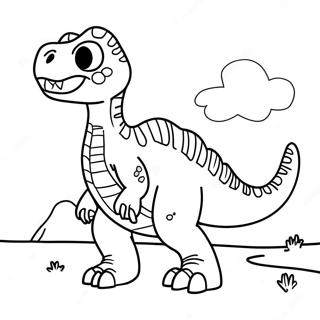 Dinoco Dinosaur Coloring Page 58524-46958