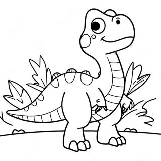 Dinoco Dinosaur Coloring Page 58524-46959