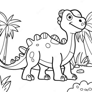 Dinoco Dinosaur Coloring Page 58524-46960