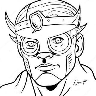 Cyclops Coloring Page 58543-46971