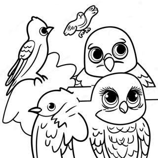 Birds Of Prey Coloring Page 58553-46982