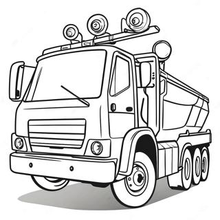 Rotator Tow Truck Coloring Pages