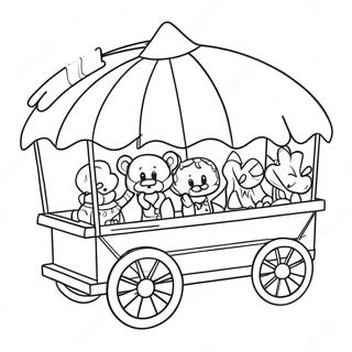 Colorful Parade Float Coloring Page 58603-47019