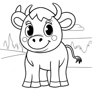 Benny The Bull Coloring Page 58613-47021