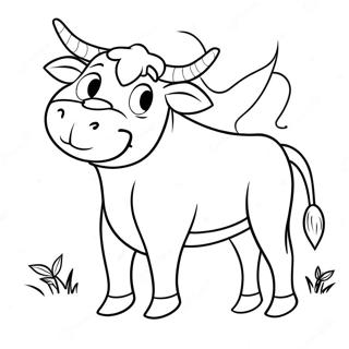 Benny The Bull Coloring Page 58613-47023