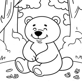 Koya The Sleepy Bear Coloring Page 58634-47041