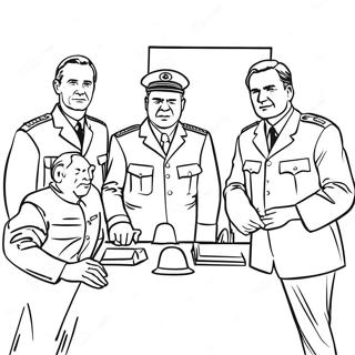 Cold War Historical Events Coloring Page 58643-47046