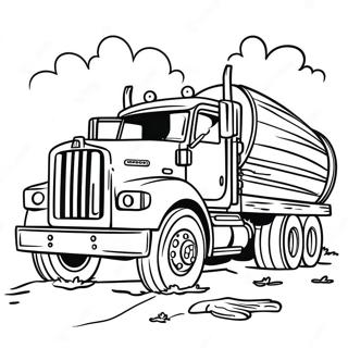 Logging Truck Coloring Pages