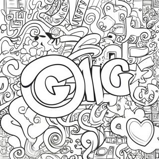 Colorful Brand Logos Coloring Page 58694-47093