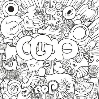 Colorful Brand Logos Coloring Page 58694-47094