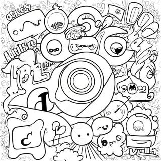 Colorful Brand Logos Coloring Page 58694-47095