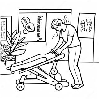 Physical Therapy Coloring Page 58703-47099