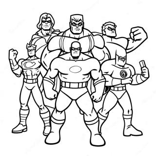 Super Hero Squad Coloring Page 58763-47143