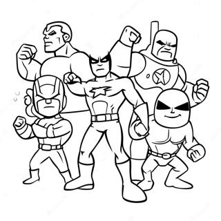 Super Hero Squad Coloring Page 58763-47144