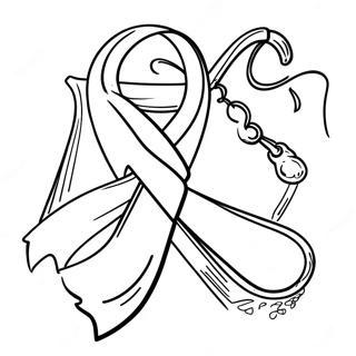 Red Ribbon Week Awareness Coloring Page 5876-4800