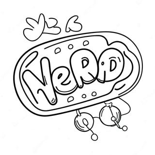 Nerds Candy Logo Coloring Page 58793-47167