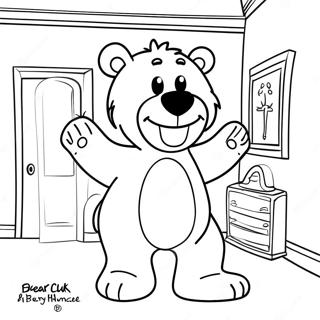 Bear In The Big Blue House Coloring Page 58813-47194